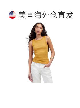 自营Women's Madewell Brightside Tank Top Pollen Cotton Blend