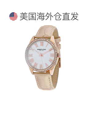 自营Kenneth Cole Men's 39.5mm Quartz Watch - beige 美国奥莱