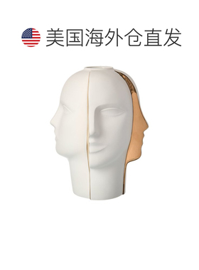 美国直邮自营Jonathan Adler Split花瓶-白色 美国奥莱直发