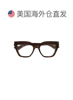 自营saint laurentSl 760 Oversized Tortoiseshell Square Sungl