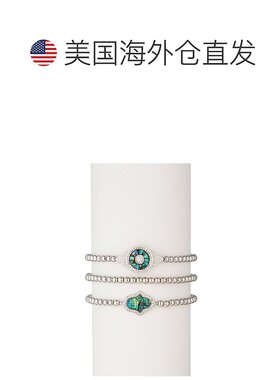 自营 eye candyLaila 串珠手链套装 - 银白色 美国奥莱直发饰品