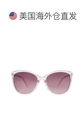 自营Nine West 46238RNJ104 Smoke Round Ladies Sunglasses 1025