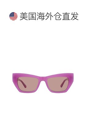 自营Calvin Klein Brown Cat Eye Ladies Sunglasses CKJ23641S 5