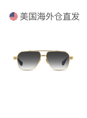 自营ditaKudru Geometric Frame Sunglasses with Gradient Tint