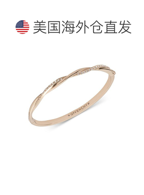 1h可退 【美国直邮】Givenchy纪梵希密镶扭纹手镯镶钻设计款手环