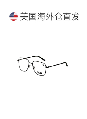 自营DKNY Women's 54 mm Black Opticals - matte black 美国奥莱