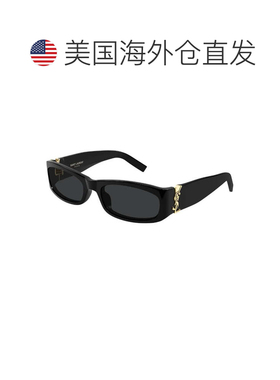 自营saint laurentSL M152 001闪亮黑色/黑色-闪亮黑色 美国奥莱