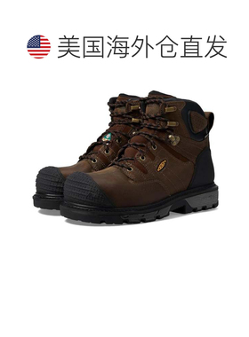 自营Men's KEEN Camden Dark Earth Black Leather Waterproof Wo