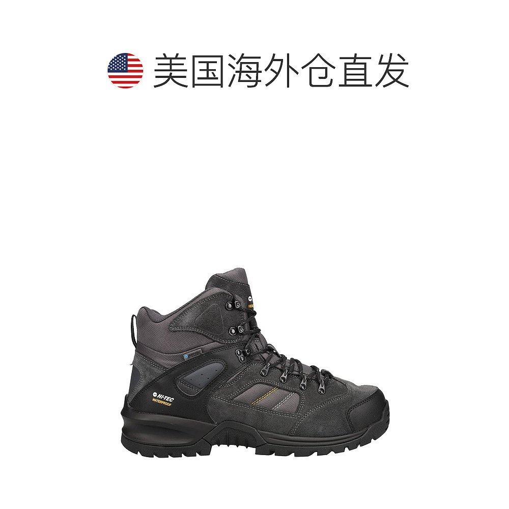 1h可退 【美国直邮】Hi Tec Rock Mid WP 黑色登山靴 男士时尚徒 - 图1