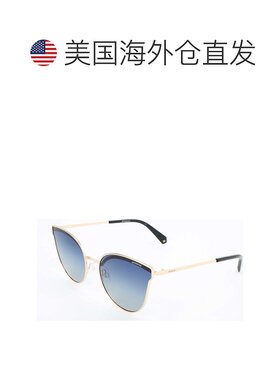 自营 polaroid宝丽来女士58毫米蓝色太阳镜-金蓝色 美国奥莱直发