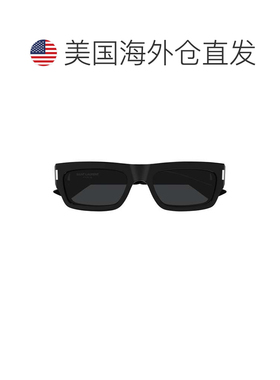 自营saint laurentSl 837 Rectangular Frame Sunglasses - black