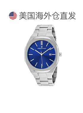 自营Christian Van Sant Men's Octavius Slim Blue Round 42mm -
