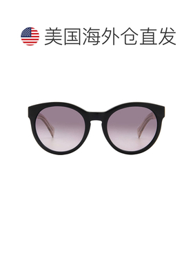 自营Tommy Hilfiger Grey Gradient Oval Ladies Sunglasses TH 1