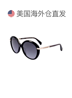 自营rag & boneRag&Bone女式56毫米黑色太阳镜-黑色 美国奥莱直发