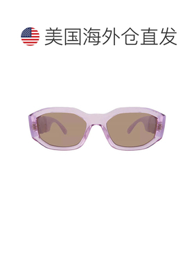 自营Versace Light Brown Geometric Ladies Sunglasses VE4361 5