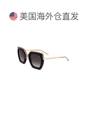 自营Philipp Plein Metal Women's Sunglasses - gold 美国奥莱直