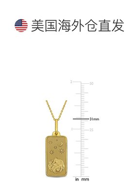 美国直邮Julianna B摩羯项链女士星座轻奢小众典雅耐磨感精致吊坠