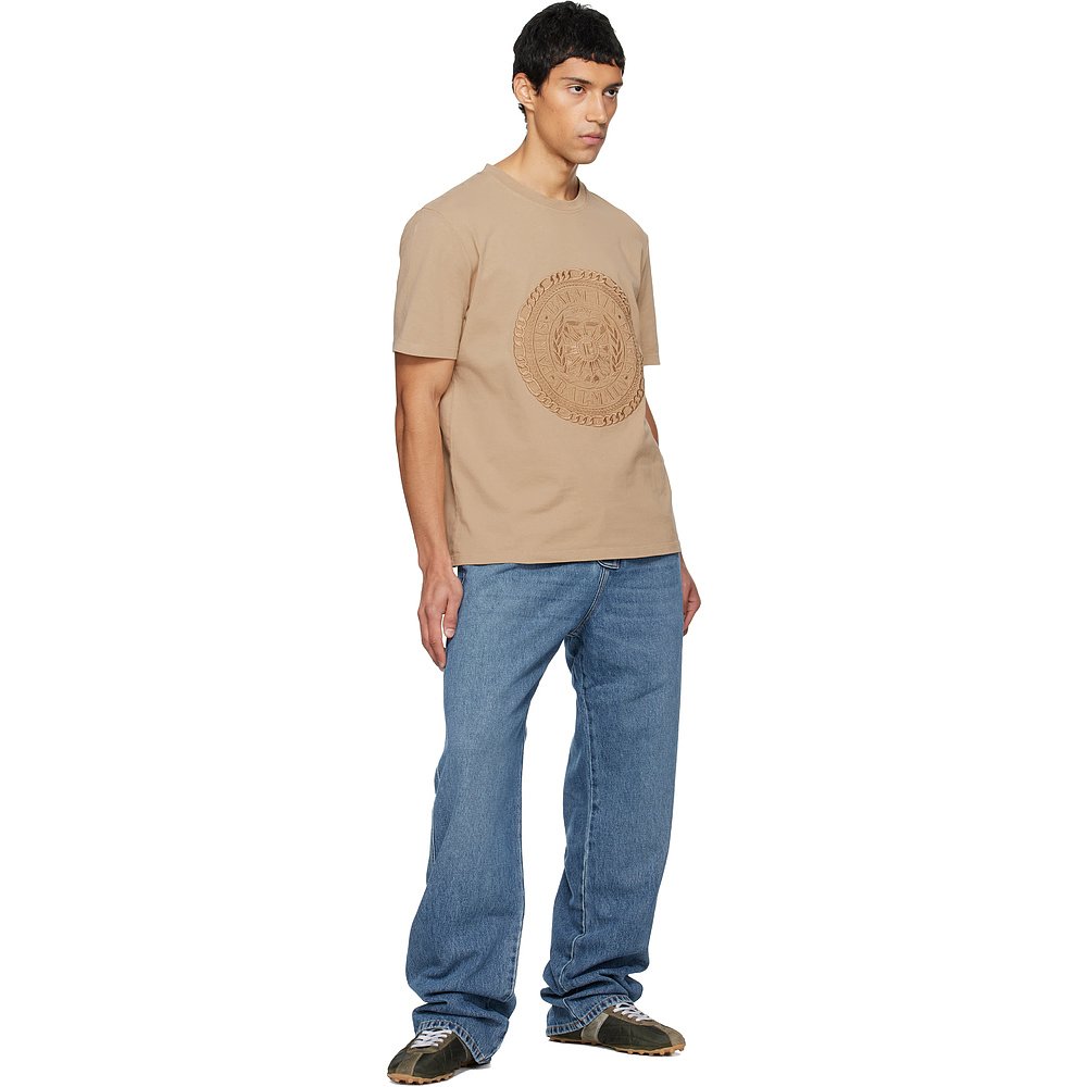 1h可退 香港直邮潮奢 Balmain 巴尔曼 男士 蓝色 Loose 牛仔裤 FH - 图2