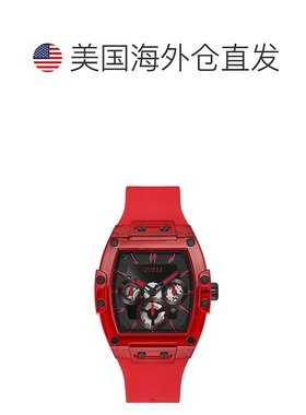 自营Guess Synthetic Sport Men's Watch - red 美国奥莱直发