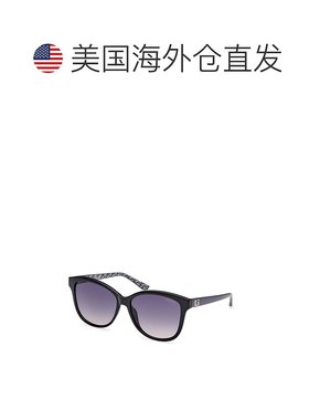 自营Guess Resin Women's Sunglasses - black 美国奥莱直发