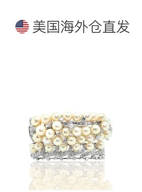 自营 diana m.18 kt 白金古董手镯 - 白色 美国奥莱直发