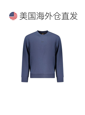 自营Hugo Boss Cotton Men's Men's Sweatshirt - blue 美国奥莱