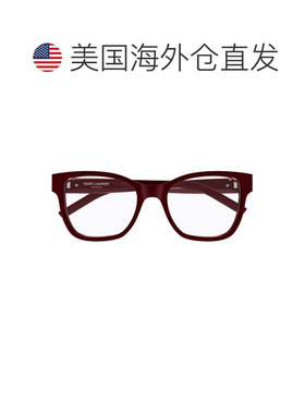 自营saint laurent勃艮第SL M158醋酸纤维方形太阳镜-白色 美国奥
