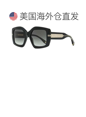 自营Marc Jacobs女士几何太阳镜MJ 1109/S 7C59O黑色53mm-7c59o