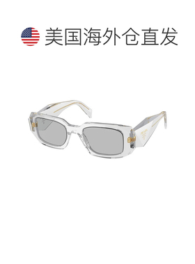 自营Prada  PR 17WSF 12R30B 51mm Womens Rectangle Sunglasses