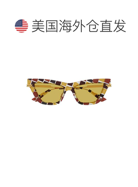 自营bottega venetaBv1241s多色猫眼太阳镜-绿色 美国奥莱直发