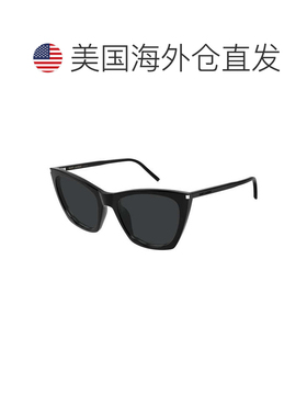 自营saint laurentSL 214 KATE THIN 001 Shiny Black/Grey - shi