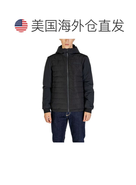 自营Calvin Klein Recycled Polyester Shell Men's Jacket - bla
