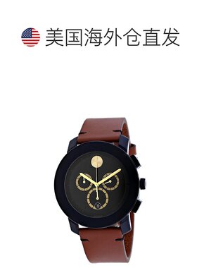 自营Movado Men's Black dial Watch - black 美国奥莱直发