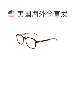自营Hugo Boss Men's 51 mm Brown Opticals - brown 美国奥莱直
