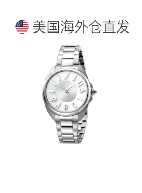 自营Just Cavalli Women's Logo 34mm Watch JC1L008M0065 - silv