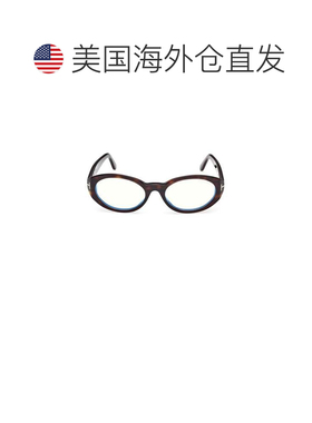 自营tom fordFt6067-B椭圆形眼镜-白色 美国奥莱直发