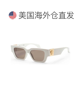 自营versace范思哲女款53mm太阳镜VE4497U-314-73-16-白色 美国奥