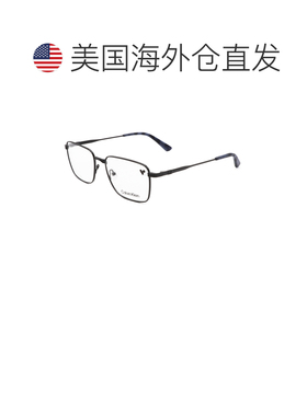 自营Calvin Klein Men's 54mm Black Opticals - black 美国奥莱