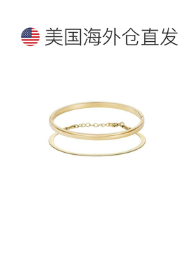 自营adorniaTarnish Resistant 18k Gold Plated Herringbone and