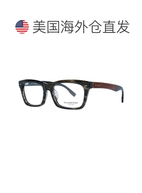 自营Ermenegildo Zegna Acetate, Wood & Horn Glasses Men's (Fr