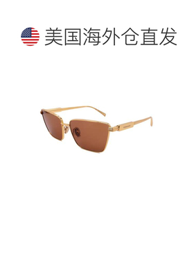 自营Salvatore Ferragamo非抛光太阳镜SF331S-745-59-16-140-金色