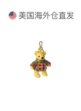 自营Burberry Thomas Bear吊饰-黄色 挂件包挂美国直发奥莱包挂件