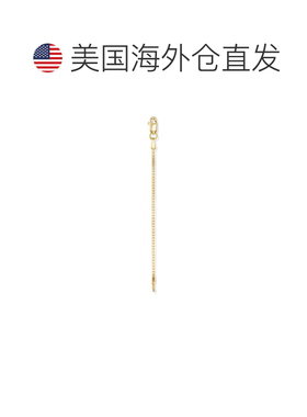 自营Ross-Simons 1.1mm 14kt Yellow Gold Box-Chain Extender -