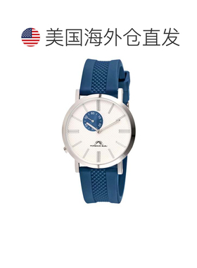 自营Porsamo Bleu Men's Bennett Silicone Band Watch 1461FBER