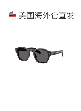自营prada0pr A16s Tortoiseshell Geometric Sunglasses with Th