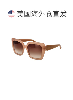 自营Guess Acetate Women's Sunglasses - beige 美国奥莱直发