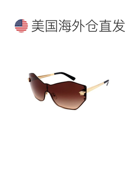 自营Versace Unisex VE2182 143mm Sunglasses - yellow 美国奥莱