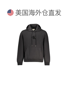 自营Calvin Klein Cotton Men Men's Sweater - black 美国奥莱直