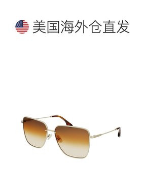 自营Victoria Beckham Metal Women's Sunglasses - gold 美国奥