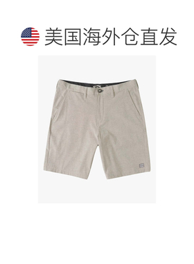 自营Men's Billabong Crossfire Mid Hybrid Shorts  Gray Flat F